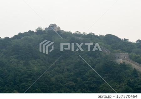 Mutianyu section of the Great wall of China, about 50 kilometers north from Beijing, China Mutianyu section of the Great wall of China, about 50 kilometers north from Beijing, China 137570464