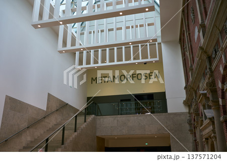 Metamorphoses exhibition entrance at the Rijksmuseum in Amsterdam Metamorphoses exhibition entrance at the Rijksmuseum in Amsterdam 137571204