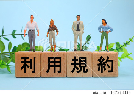 利用規約と書かれたブロック 利用規約と書かれたブロック 137573339