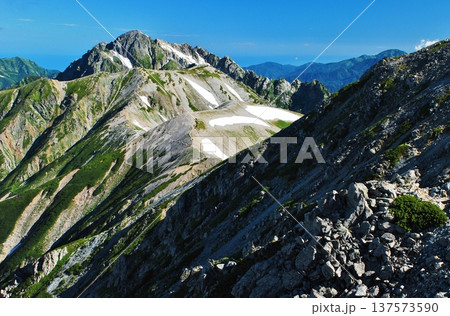 雄山から望む立山縦走路 137573590