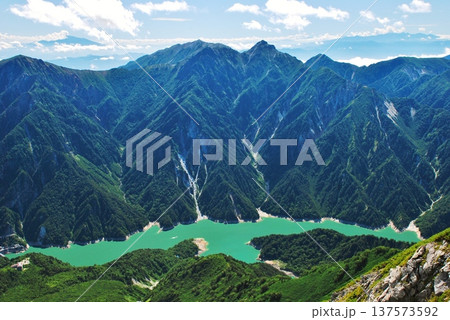 雄山から望む立山縦走路 137573592