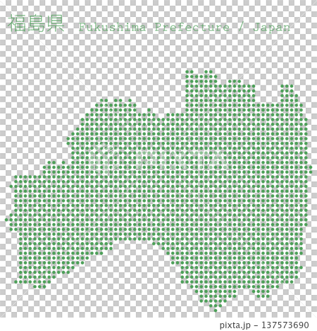 日本のベクターイラスト地図素材:福島県全体地図 日本のベクターイラスト地図素材:福島県全体地図 137573690