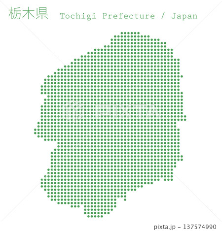 日本のベクターイラスト地図素材:栃木県全体地図 日本のベクターイラスト地図素材:栃木県全体地図 137574990