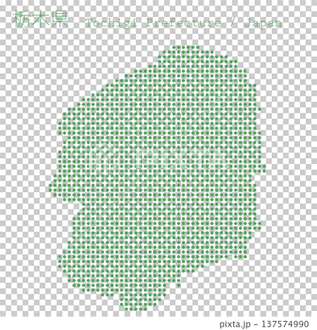 日本のベクターイラスト地図素材:栃木県全体地図 日本のベクターイラスト地図素材:栃木県全体地図 137574990