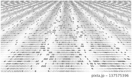 Isometric Data Strata - Receding Binary Perspective with Industrial Grid Alignment Isometric Data Strata - Receding Binary Perspective with Industrial Grid Alignment 137575396