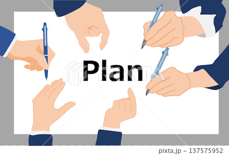 フレームワークのイラスト 137575952