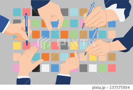 フレームワークのイラスト 137575954