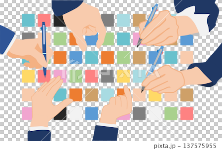 フレームワークのイラスト フレームワークのイラスト 137575955