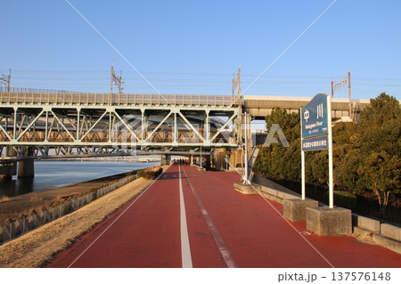 葛西臨海公園 荒川 ランニングコース 葛西臨海公園 荒川 ランニングコース 137576148