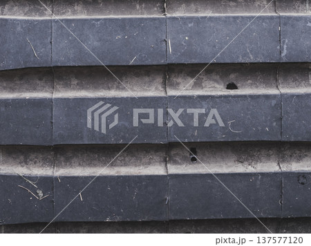 Industrial wavy gray tinware Industrial wavy gray tinware 137577120