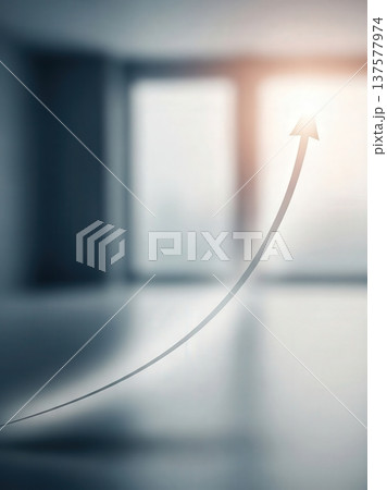 Direction of success shown through office environment and sunlight 137577974