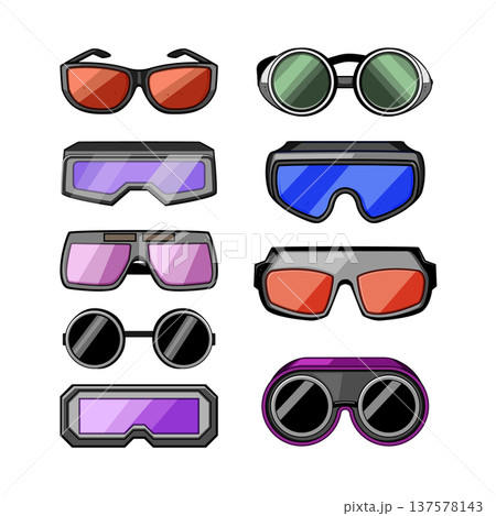 Collection of various protective eyewear glasses set Collection of various protective eyewear glasses set 137578143
