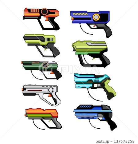 Laser tag game blasters collection future equipment Laser tag game blasters collection future equipment 137578259