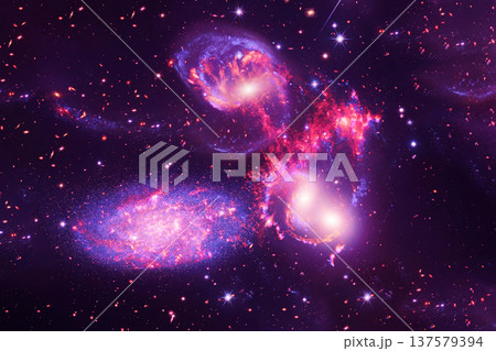 Blue galaxy, beautiful space. Elements of this image furnished by NASA Blue galaxy, beautiful space. Elements of this image furnished by NASA 137579394