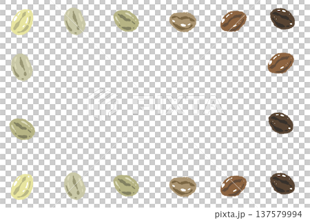 咖啡豆(混合)框架橫向菜單 咖啡豆(混合)框架橫向菜單 137579994