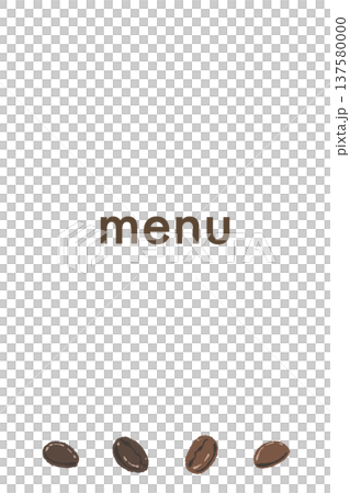 Vertical menu with a line underneath for roasted coffee beans (large quantity) Vertical menu with a line underneath for roasted coffee beans (large quantity) 137580000