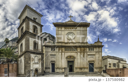 Church of Santa Maria Assunta, iconic landmark in Positano, Italy Church of Santa Maria Assunta, iconic landmark in Positano, Italy 137580982