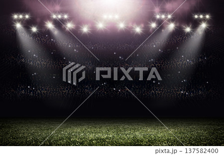 Soccer stadium background 137582400