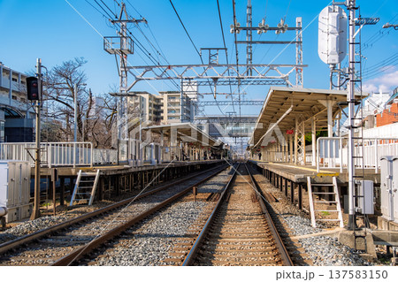 兵庫県尼崎市 阪急電鉄神戸本線・武庫之荘駅の構内風景 兵庫県尼崎市 阪急電鉄神戸本線・武庫之荘駅の構内風景 137583150