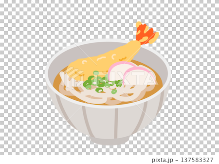 Tempura udon that looks delicious Tempura udon that looks delicious 137583327