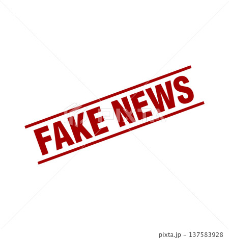 Fake News Rubber Stamp Vector Template Fake News Rubber Stamp Vector Template 137583928
