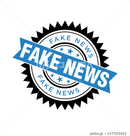Fake News Rubber Stamp Vector Template Fake News Rubber Stamp Vector Template 137583932