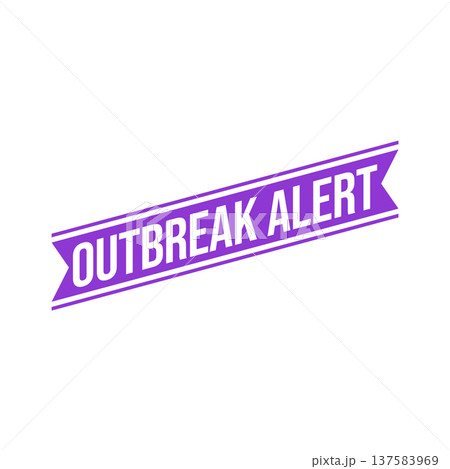 Outbreak Alert Rubber Stamp Vector Template Outbreak Alert Rubber Stamp Vector Template 137583969