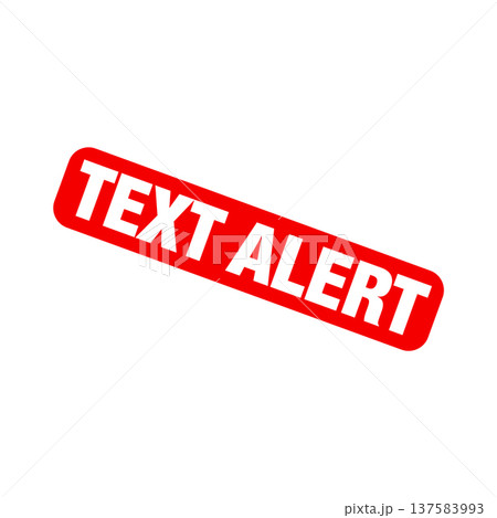 Text Alert Rubber Stamp Vector Template Text Alert Rubber Stamp Vector Template 137583993