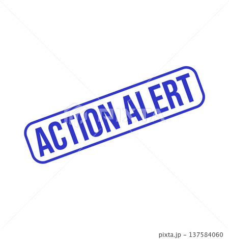 Action Alert Rubber Stamp Vector Template Action Alert Rubber Stamp Vector Template 137584060