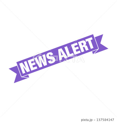 News Alert Rubber Stamp Vector Template 137584147