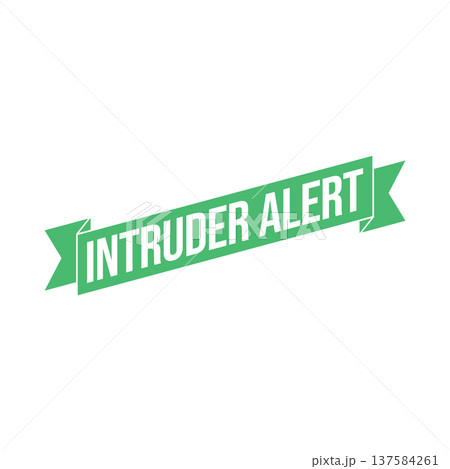 Intruder Alert Rubber Stamp Vector Template Intruder Alert Rubber Stamp Vector Template 137584261