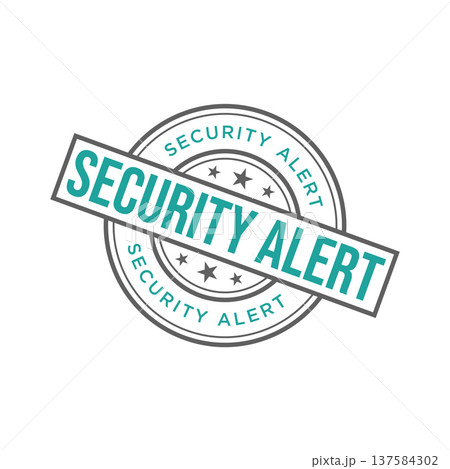 Security Alert Rubber Stamp Vector Template Security Alert Rubber Stamp Vector Template 137584302