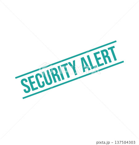 Security Alert Rubber Stamp Vector Template Security Alert Rubber Stamp Vector Template 137584303