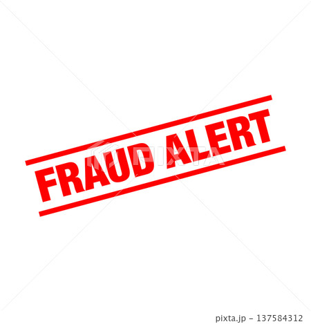 Fraud Alert Letter Rubber Stamp Vector Template Fraud Alert Letter Rubber Stamp Vector Template 137584312