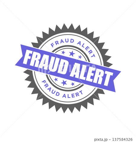Fraud Alert Letter Rubber Stamp Vector Template Fraud Alert Letter Rubber Stamp Vector Template 137584326