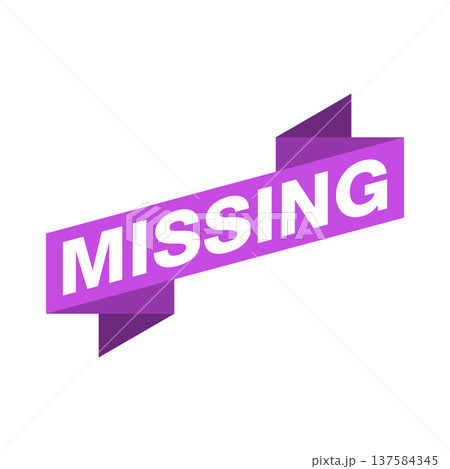 Missing Letter Rubber Stamp Vector Template 137584345