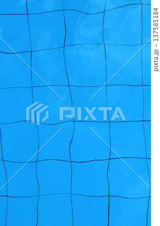 swimming pool with blue water swimming pool with blue water 137585184