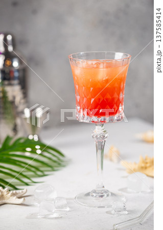 Tequila Sunrise cocktail Tequila Sunrise cocktail 137585414