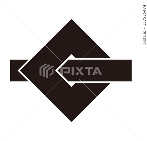 家紋　釘抜き 137585474