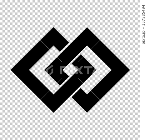 家紋　釘抜き 137585494