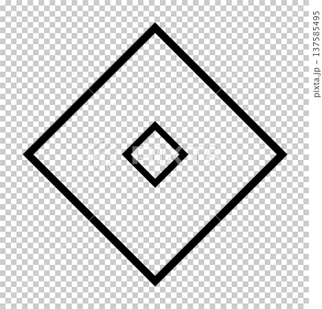 家紋　釘抜き 137585495