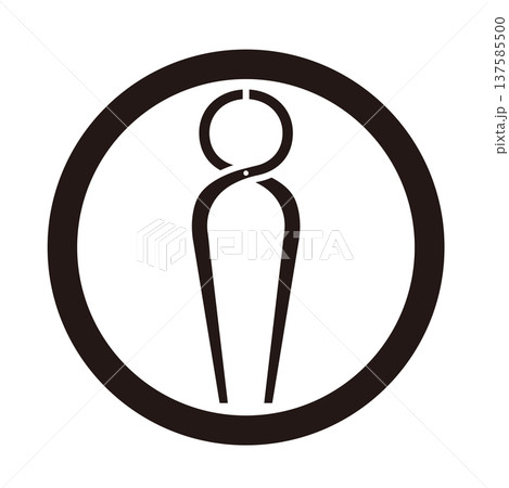 家紋　釘抜き 137585500