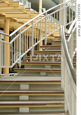 stairs in the office building 137585656