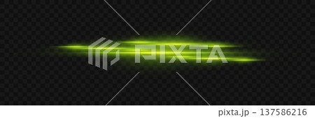 Green glowing speed lines creating dynamic light effect Green glowing speed lines creating dynamic light effect 137586216