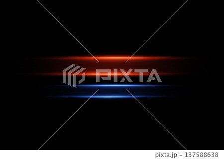 Abstract light streaks creating a colorful horizontal background 137588638