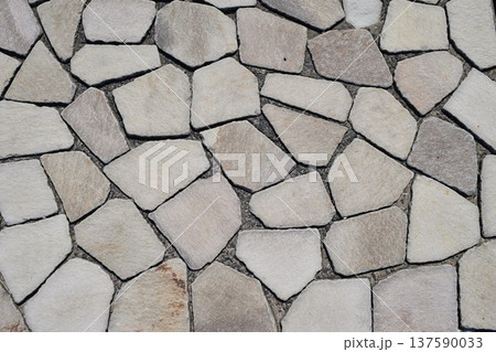 石畳 テクスチャ 背景素材 137590033