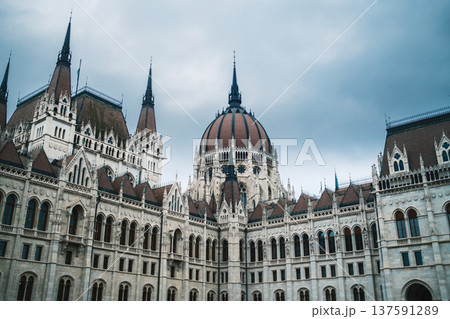 The Old budapest Parliament Building  137591289