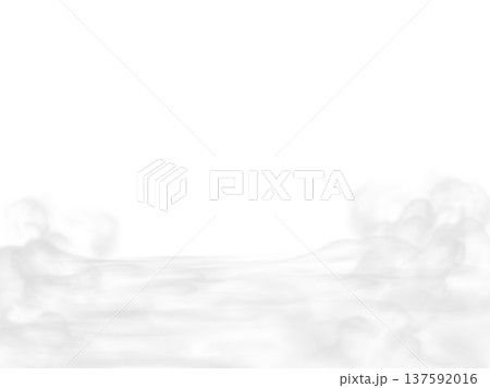 広がる煙　白い靄のイラスト素材 137592016