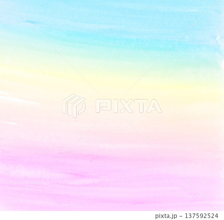 カラフルな抽象的な水彩画 137592524