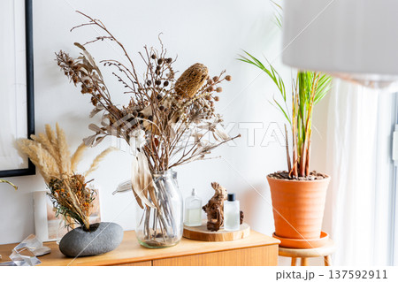 インテリア　ドライフラワー 137592911